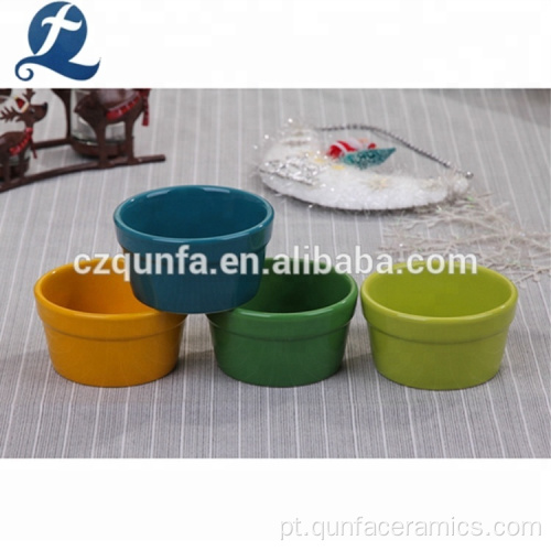 Panela de cozimento cerâmica colorida de Bakeware da impressão